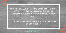 The Power of a Mission // How DCT Started With Why Before Knowing it Was Cool